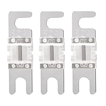Mini ANL 80 Amp Fuses for Automotive Marine Audio Video System Electronics Fuse 3 Pack (80A)
