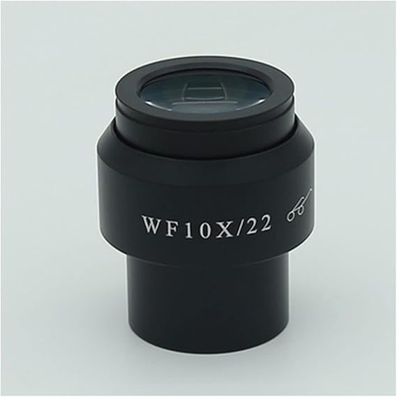 Microscope Kit 1PCS Stereo Microscope WF10X 22 Mm 23mm 24mm Wide Angle Eyepiece Diopter Eyeguards 30mm Diameter Microscope Lens Adapters (Color : WF10X-22)