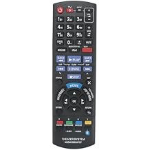 N2QAYB000727 Replaced Remote Control Applicable for Panasonic SC-BTT196 SC-BTT490 SC-BTT190 SC-BTT195 SCBTT196 SCBTT490 SCBTT190 SCBTT195 SA-BTT490 Blu-ray Disc Home Theater Sound System