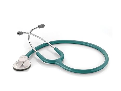 ADC Adscope 615 Platinum Professional Clinician Stethoscope with Tunable AFD Technology, 30.5 inch Length, Teal