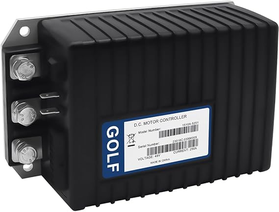 1510A-5251 1510-5201 for Curtis DC Motor Controller 48V 0-5K 250Amp for Curtis Club Car Golf Carts Replaces for Curtis 1510-5202 1510-5250 1510A-5250 102806201