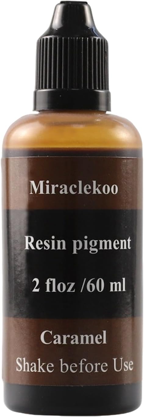 Caramel Epoxy Resin Color Dye Colorant Liquid Epoxy Resin Pigment,60ml,Translucent