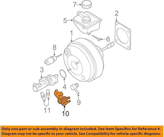 Genuine Volvo Brake Vacuum Switch XC90 See List for Fit NEW OEM p/n 31400608